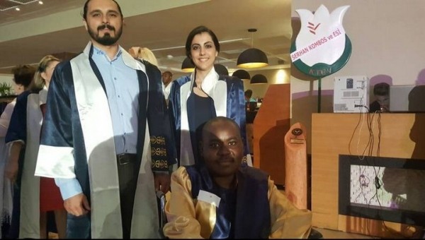 Physically Challenged Nigerian Graduates From University In Cyprus