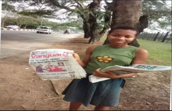 Meet A 12 Year Old Girl Who Sells Newspaper To Raise Her School Fees