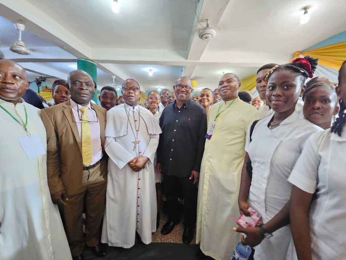 Peter Obi at Peaceland University