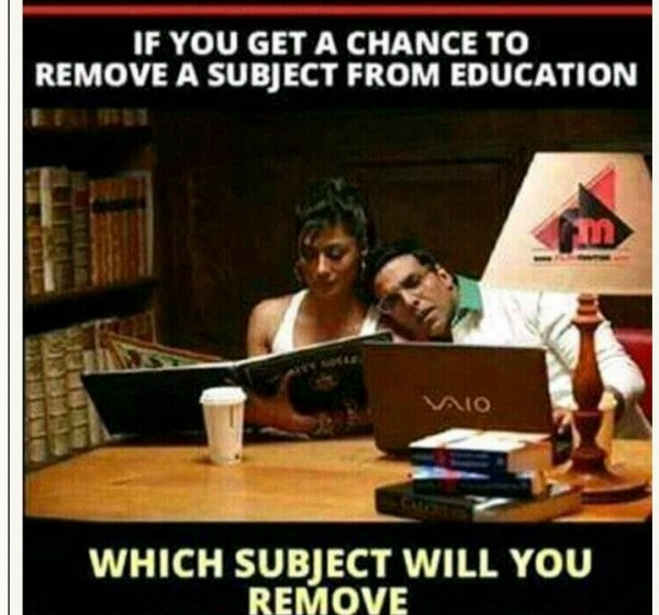 Which Subject Will You Remove?