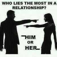 Who Lies Most In A Relationship?