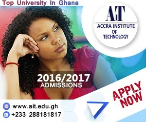 2016/2017 Admissions  Accra Institute of Technology (AIT University), Ghana