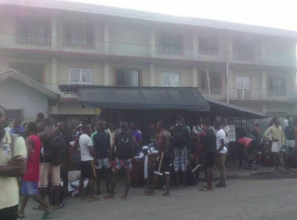 #FireOutBreak In UNIUYO Hostel