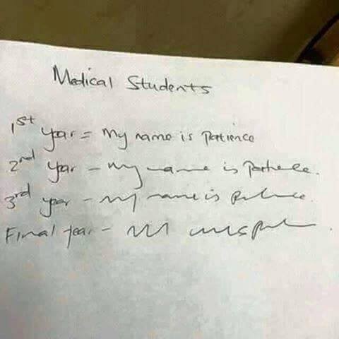 Why Do Medical Students Usually Have Ugly / Bad Hand Writing?