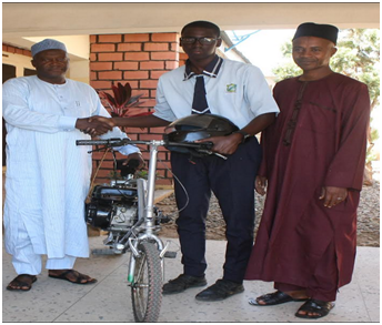 Secondary School Student Invents A Motor-bike In Abuja