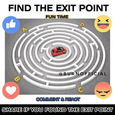 Find The Exit Point.