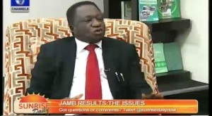 DIBU LIVE ON CHANNELS :: Read his comments about results and JAMB 2013 cut-off