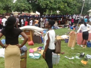 BSU Female Hostel Gutted by Fire