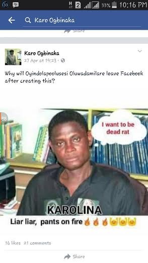 UNILAG Student Arrested For Posting a Staff's Meme On FB