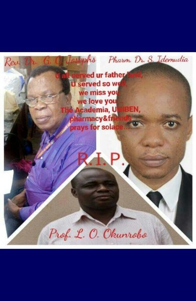 Uniben Mourns Death Of 3 Lectures Who Died In A Motor Accident