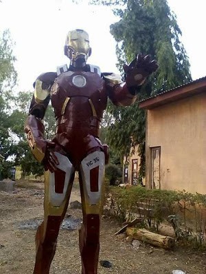 Imt Student Makes An Iron Man As His Project Work