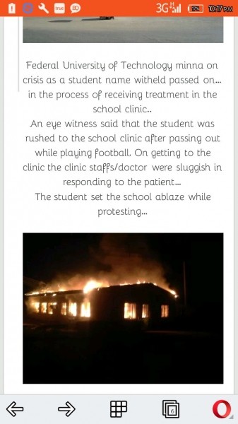 Students Set School Clinic Ablaze Over Another Student's Death