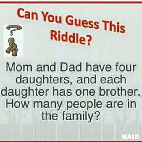 Who Knows The Answer To This Riddle??