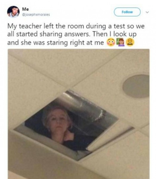 This Was What A Teacher Did To Her Students During Test.