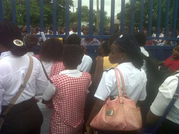 Rivers College Of Health Science Students In Massive Protest