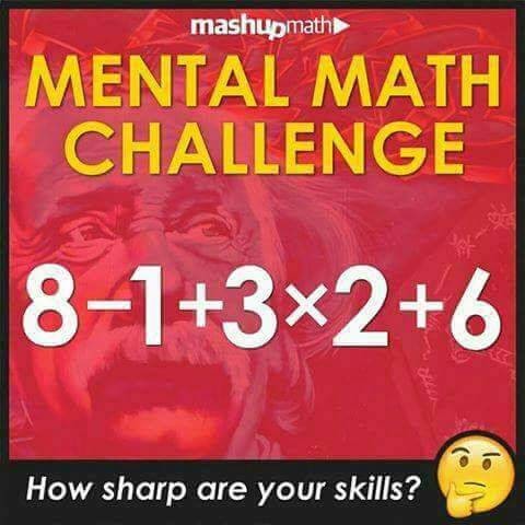 Mental Maths Challenge.