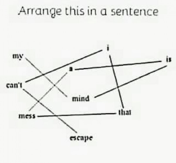 Arrange This In A Sentence