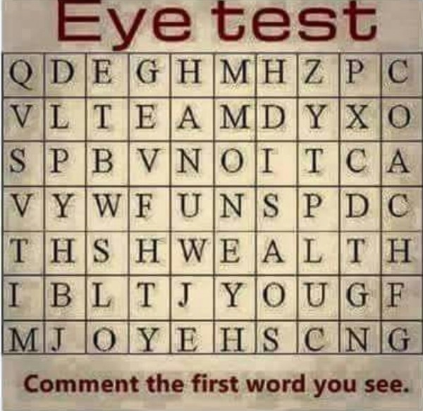 Eye Test!!!