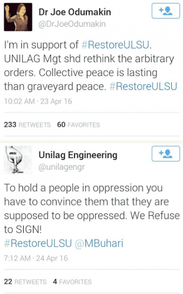 UNILAG: Students React To School Senate's Dissolution Of SUG