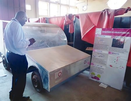 Final Year Students Produce Solar Powered Car