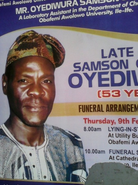 Oau Lab Attendant Dies After Chemical Poured On Him