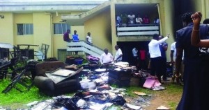 DELSU's Physics Department Gutted by Fire