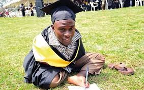 I never let my disability stop me  man born without arms graduated from the university