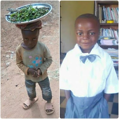 Little Boy Found Hawking On The Street Goes To School