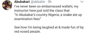 See How A Nigerian In Diaspora Was Embarrassed Over Jamb's "Mystery" Snake Saga.