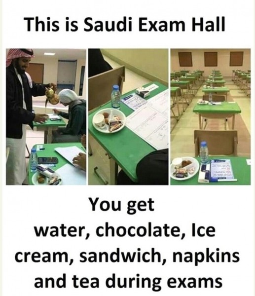 See How Exam Is Taken In Saudi Arabia. While In Nigeria....