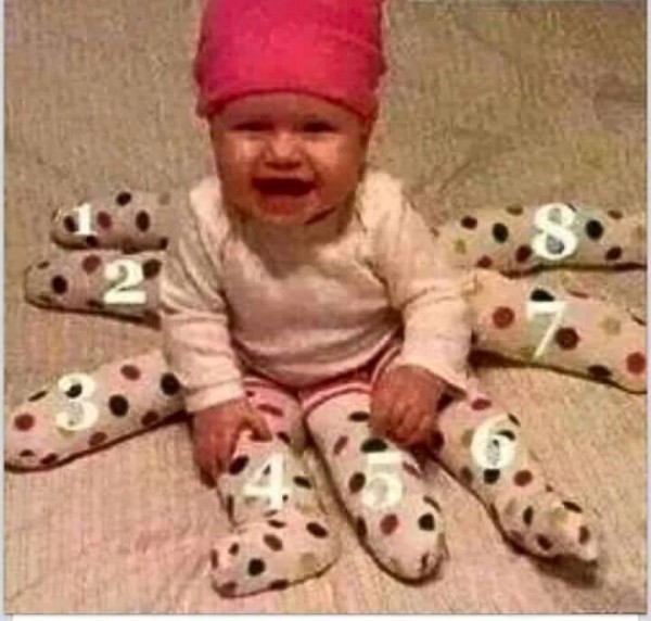 IQ TEST: Which one is the Baby's real legs.