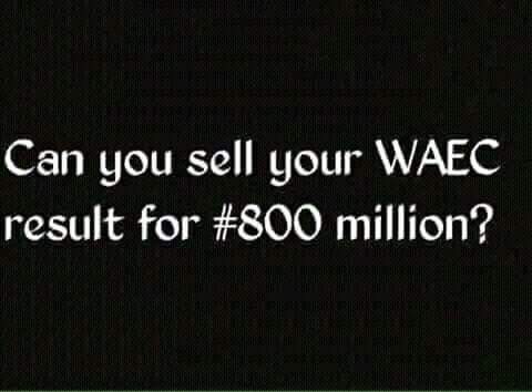 Check This Out!! Would You Sell Your Waec Certificate For This Amount??