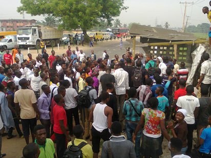 Lasu Students Protest Lands In A Clash With The Police