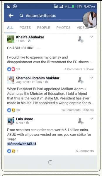 #istandwithasuu Trending On facebook By Students