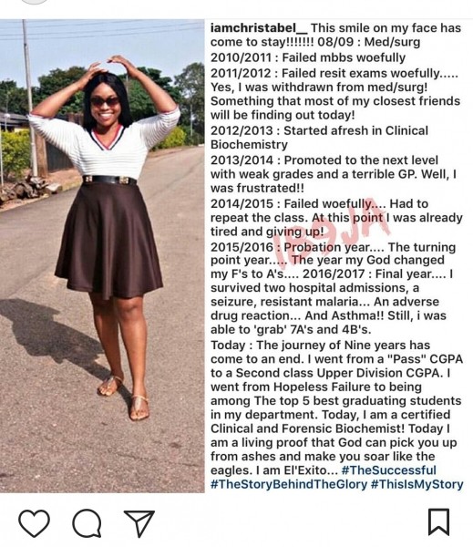 Lady Shares Her Story As She Graduates 9 Years After Gaining Admission