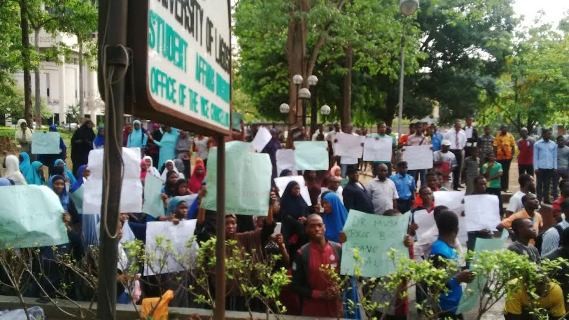 UNILAG Muslim Students' Protest, Yesterday