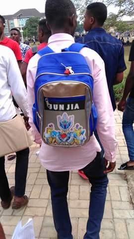 Hilarious!!! See How This Fresher Padlocked His Bag