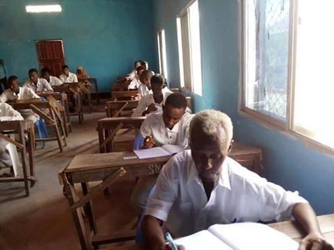 60-Year-Old Man Among Students Writing SSCE in Somalia