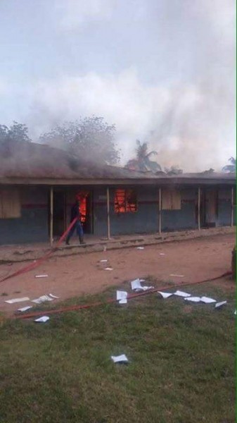 Secondary School Students Set School Ablaze Over Massive Failure