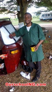 FUTO Final Year Student Constructed A Solar Powered Tricycle (Keke) As His First Degree Project