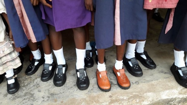 Children In Aba Receive Free Made - In - Aba Shoes