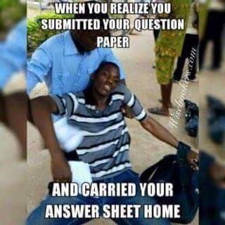 #YaWa: Photo Of The Day..... Students Can Relate...