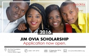 2018 Jim Ovia Undergraduate & Graduate Scholarship Program - Nigeria. Apply Now!!!