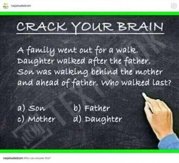 Fun Time!!! Crack Your Brains