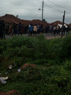 UNIOSUN Students Protest Over On-going Attacks, Abductions Of Fellow Student.