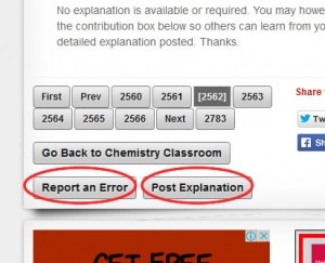 You can now report an error or post explanations to classroom CBT questions
