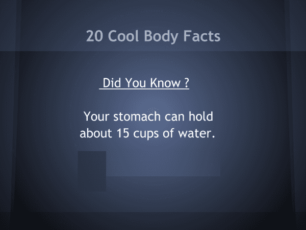 20 Facts About The Human Body You May Not Have Known