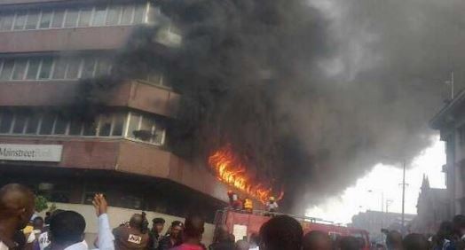 UNIJOS Library  Gutted by Fire