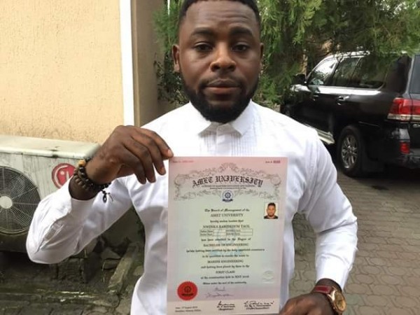 Nigerian Student On Scholarship Graduates With First Class In India