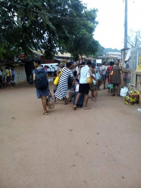 See Photos Student Nurses Sent Out OF School For Protesting